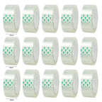 20-1Roll Transparent Adhesive Tape 0.8cm 1.2cm 1.8cm Width Strong Clear Sealing Tape for Office School Home Packaging Stationery