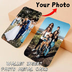 Customized Photo Wallet Card Text VIP Metal Card Personalized Aluminum Sheet Thin Design Picture Business Waterproof Card Gift