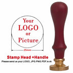 Personalized Wedding Wax Seal Stamp with 2 Initials, Custom Wedding Sealing Wax Stamp Invitation Seal Stamp. Initials Wax Seal