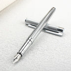 Jinhao X750 Classic Style Silver Clip Metal Fountain Pen 0.5 mm Nib Steel Ink Pens for Gift Office Supplies School Supplies