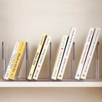 2pcs Clear Acrylic Desk File Sorter Purse/Handbag Organizer Clutch Divider Mesh Folder Office Supplies Stand Bookshelf