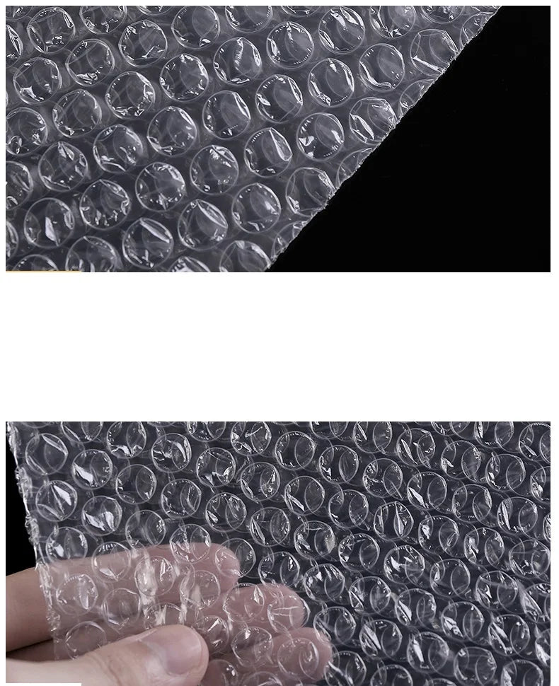 100pcs 17x25cm Small Bubble Mailers for Small Business Plastic Shipping Packaging Envelope Bags Wrap Clear Shockproof Wholesale