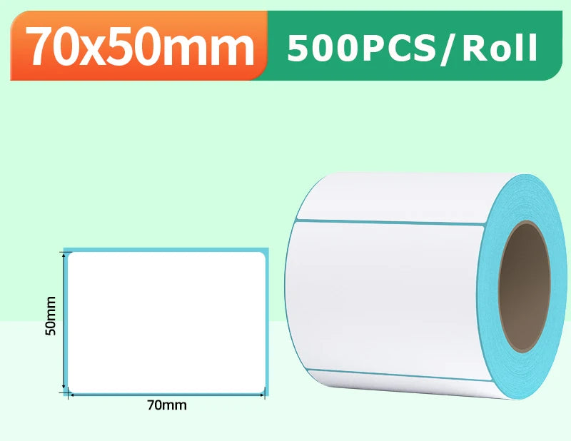 A6 Size 4x6'' 4x4'' Shipping Labels FanFold Paper 241BT 246S D520 DYMO 4XL Zebra Munbyn Nelko for LOGO Barcode