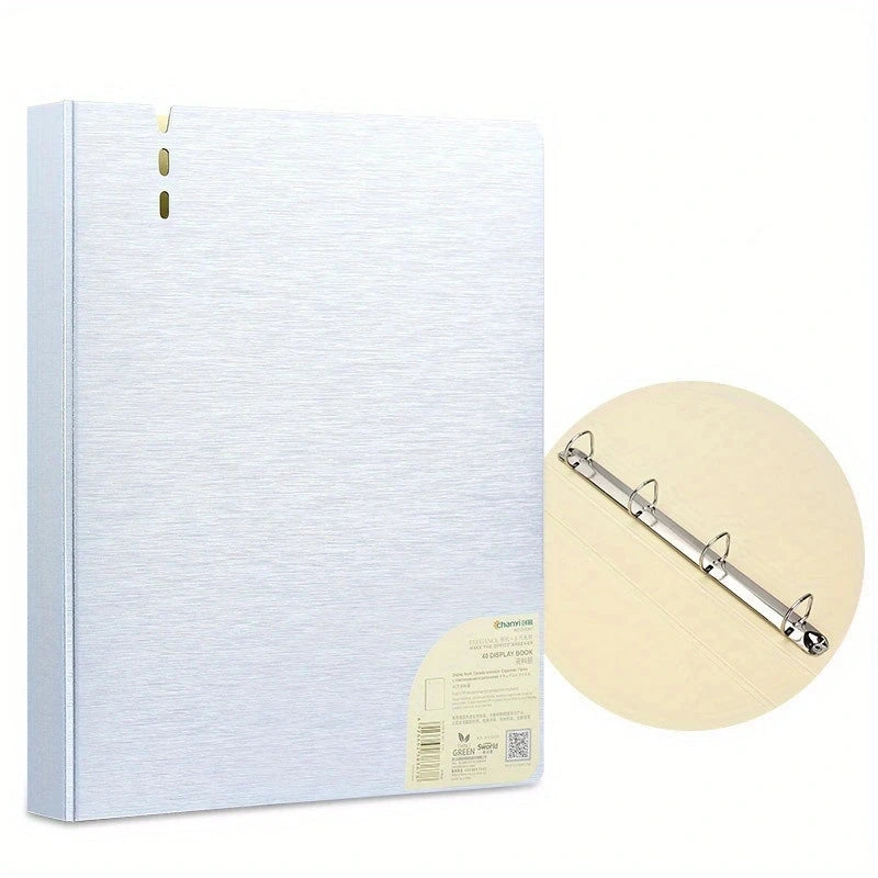 NEW Perforated Folder 4-Hole D-Shaped Binder Transparent Shell Pp File A4 Quick Fishing Storage