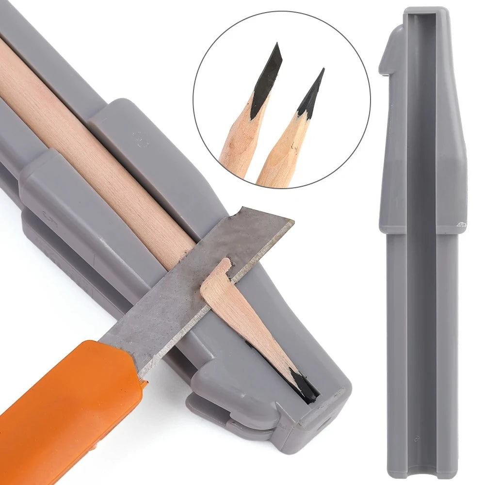 Eyebrow Pencil Sharpener 2 in 1 Duckbill-Shape Eyebrow Sharpener Auxiliary Tool Peel Off Brow Pencil for Sharpening Brow Pen Tip