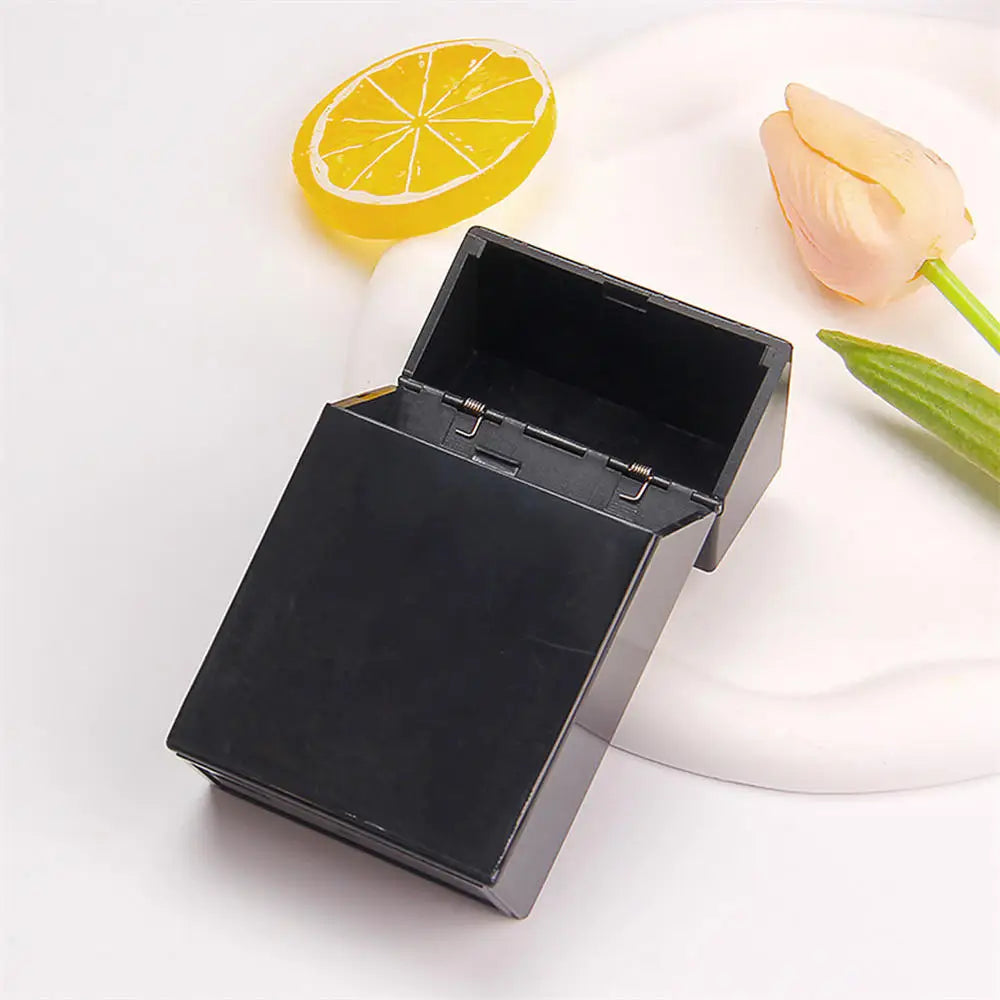 Kpop Photocard Storage Box Transparent Acrylic Photo Card Organizer Compartment Flip Box Card Case Protector Container Korean