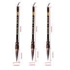 3Pcs Chinese Brush Big Small Chinese Traditional Painting Brush