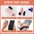 2 in 1 Screen Cleaner Spray Bottle Computer Cellphone Screen Cleaner with Microfiber Cloth Set Cleaning Tools Cleaning Supplies