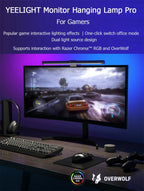 Yeelight Screen Bar Pro Computer Monitor Hanging Light Ambient Light Adjustable brightness and color temperature For the Mi Home
