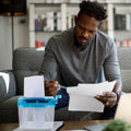 Small Portable Hand Shredder for Paper Documents Bills Receipts Arts Crafts Sturdy Manual Shredder Home Office School Daily Use