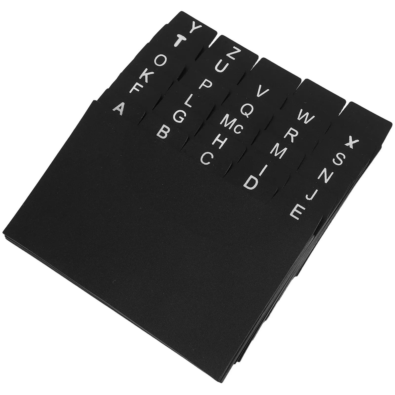 30pcs Index Card Dividers Pp Plastic Alphabet Tabs For Recipe Cards Study Documents Organization Home Office Filing
