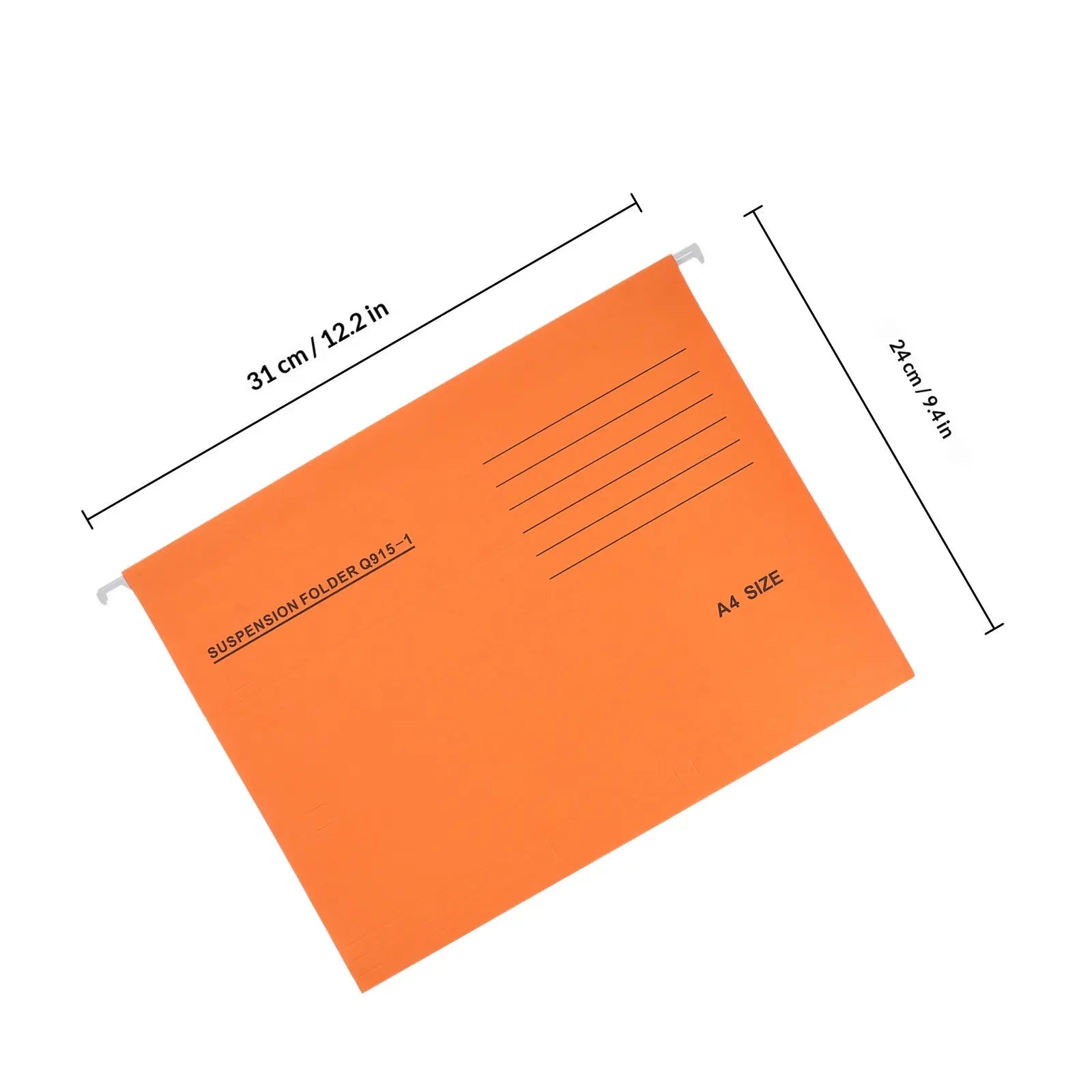 8Pcs Thick Paper Suspension File Folder A4 Size Hanging Document Holder Organizer Office Supplies Financial Records Home