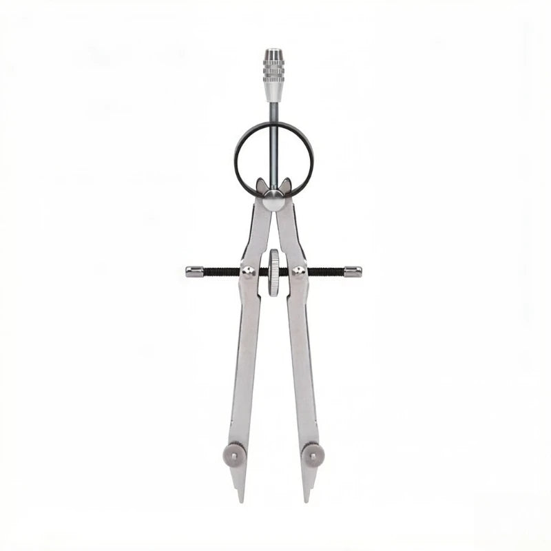 Compass Geometry Set with Lock, Professional Compass,for Solid and Plane Precis Math and Precision Compass, Metal and Durable