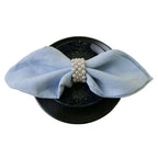 4PCS 40X40CM Pure Linen Napkins Cloths Soft Comfortable Fabric Reusable Kitchen Accessories for Wedding Birthday Parties