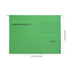6Pcs Heavy-Duty Hanging File Folders A4 Size Reinforced Iron Hook Paper File Organizers for Office Bills Receipts Coupons