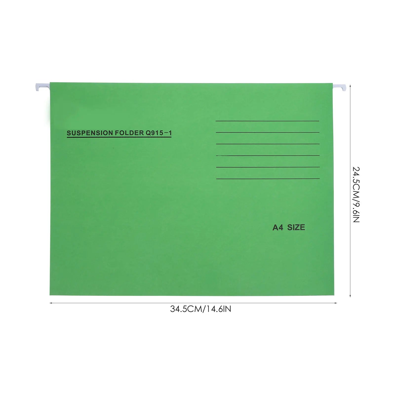 6Pcs Heavy-Duty Hanging File Folders A4 Size Reinforced Iron Hook Paper File Organizers for Office Bills Receipts Coupons