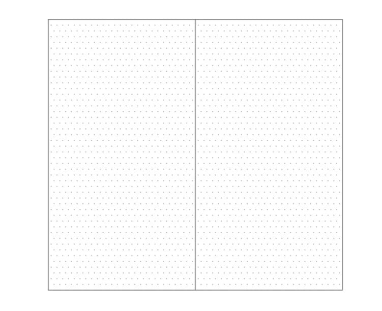 15Sheets Carft Refill Spiral Binder Inner Page Line Blank Craft Grid Inside Paper Stationery