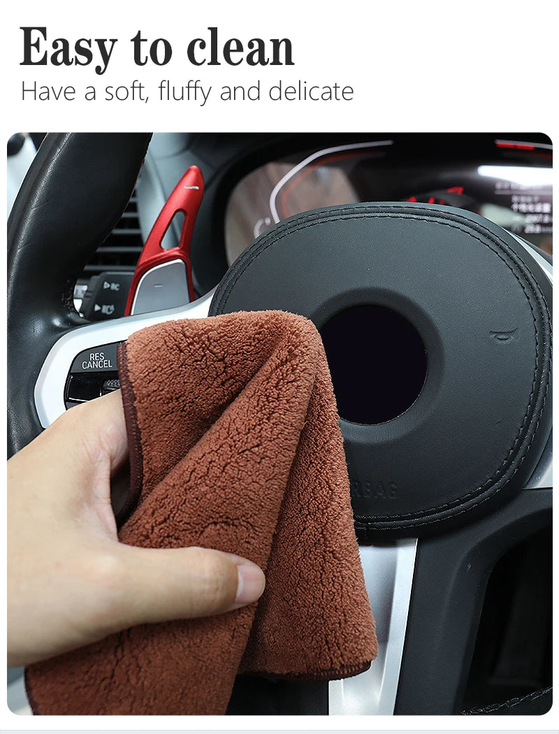 Microfiber Car Towel Super Absorbency Cleaning Care Cloth For BYD Tang F3 E6 Atto3 Yuan Plus Song Max F0 G3 I3 Ea1 Dmi 2din S7