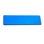 10pcs Laser Engraving Name Badge Holder Round Corner Gold Color Stainless Steel Badge Blank Material 70x20mm