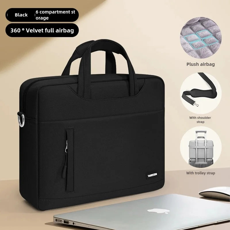 Business Laptop Bag Case Shoulder Tote Bag Notebook Bag Briefcase For 13 15 17 Inch Macbook Air Pro HP Huawei Asus Dell Handbag