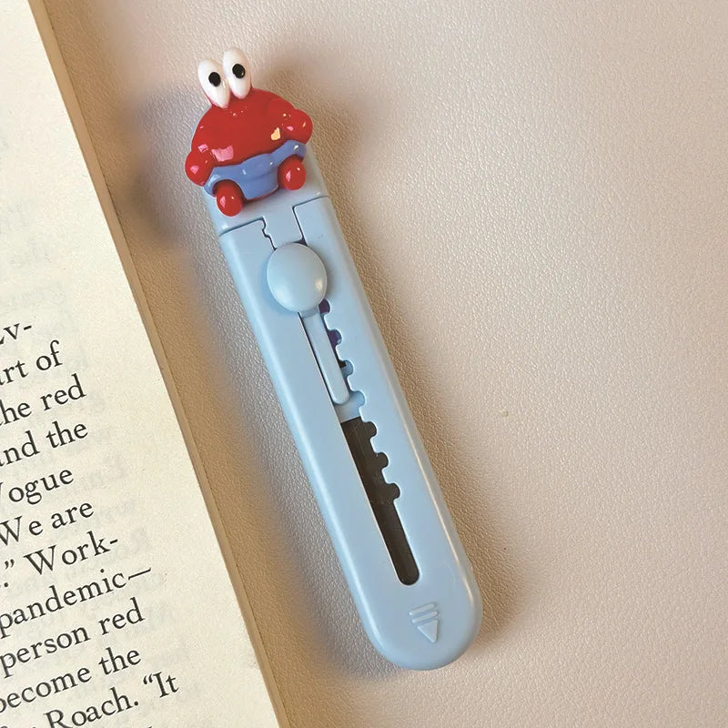 1Pc Creative Art Knife Cute Cartoon Express Delivery Artifact Portable Paper Cutter Hand Account Knife Letter Opener Sword