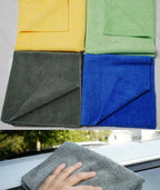 SEAMETAL 3/5/10pcs Car Wash Microfiber Towel Soft Edgeless Car Polishing Cloth Waxing Towel 40X40CM for Car Cleaning Accessories