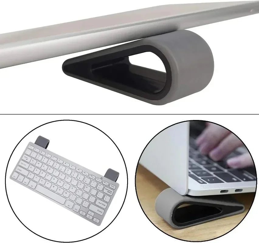 Universal Ultra Compact Laptop Stand Creative Desktop Computer Height Stand Portable Heat Dissipation Notebook Base Pad Holder