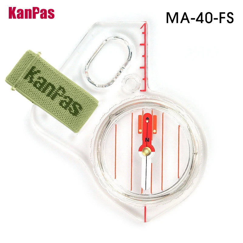 KANPAS Basic Competition Orienteering Thumb Compass, MA-40-FS