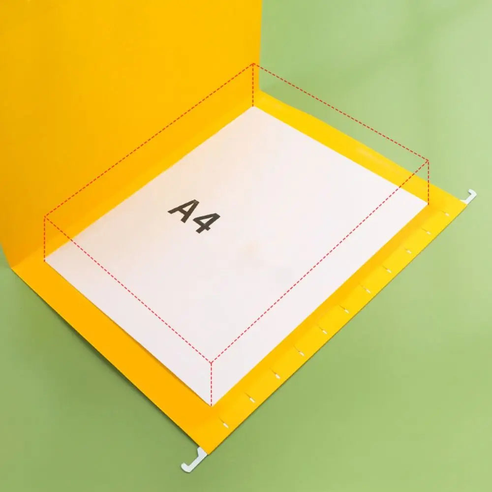 10PCS A4 Hanging File Folder Paper Letter Size Hanging Document Clip Large Capacity Portable Hanging File Organizer Classroom