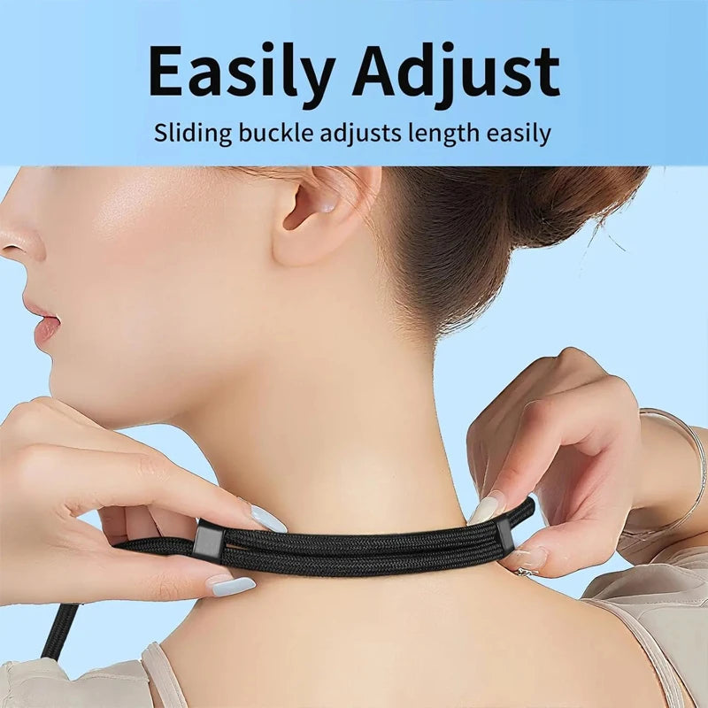 Colorful Adjustable Long Lanyard for Mobile Cell Phone Candy Solid Color Crossbody Necklace Anti-Lost Strap for Phone Universal
