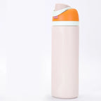 480/710ml Thermos Cup 304 Stainless Steel Straw/Direct Drinking Water Bottle One-touch Open Vacuum Mug for Outdoor,Car,Daily Use