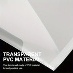 A5 Folder Bag 10Pcs Transparent Plastic Water Resistant File Holder File Paper Office Supplies Documents Sheet Protectors
