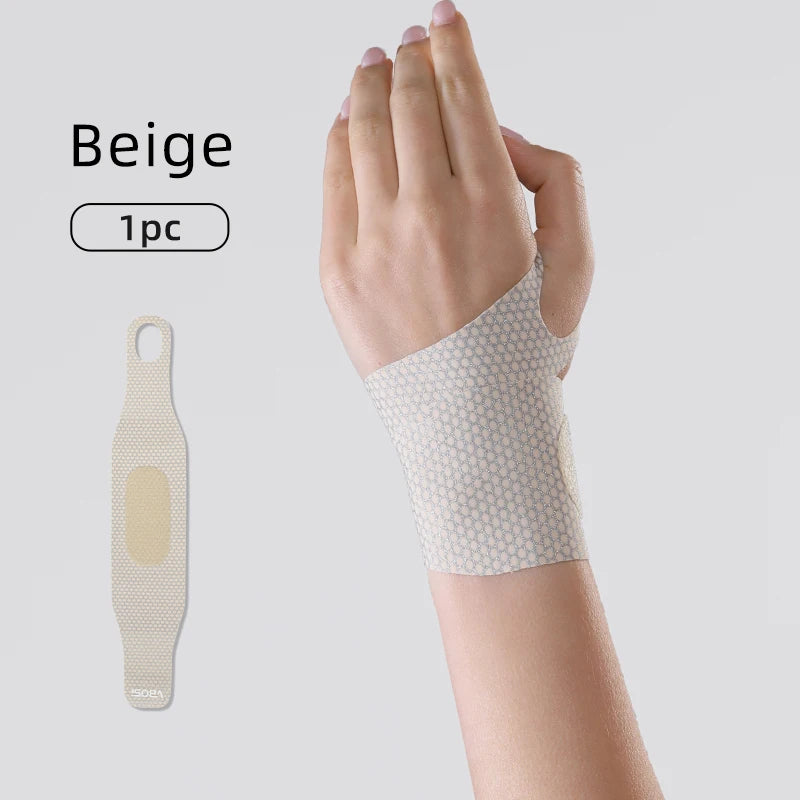 1 Piece Lightweight Laminated Adjustable Wrist Wrap – Unisex Support for Work, Badminton & Gym Training for Women Men
