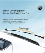 Car Wash Brush Car Cleaning Brush Telescoping Long Handle Mop Soft Hair Chenille Broom Universal Window Wash Auto Accessories