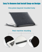 Glitter Hard Laptop Case for Macbook Air 13.6 M4 15 M3 Sparkly Clear Cover for Mac Book Pro 13 M1 M2 14 M4 16 Sleeve Accessories