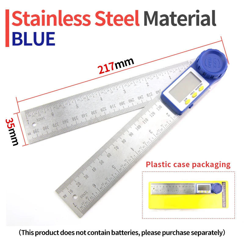Protractor Digital Goniometer Electronic Digital Angle Gauge Angle Finder Metal Angle Ruler Digital Angel Meter Carpentry Tools