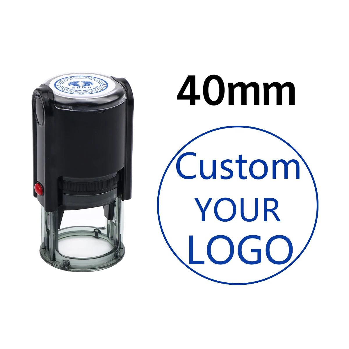 Custom Self-Inking Stamp With Your Own Logo,Photosensitive Ink / Rubber Stamp,Personalize Your Logo Multiple Ink Color Option