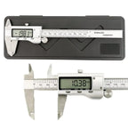 6-Inch/150mm Digital Vernier Caliper - Stainless Steel Electronic Micrometer with Depth Gauge, Precision Measuring Tool for Home