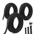 Braided Wire Loom PET Cable Loom Expandable Braided Sleeving Wire Sleeve for TV Computer Home Theater Cable Sleeve 3M/10M