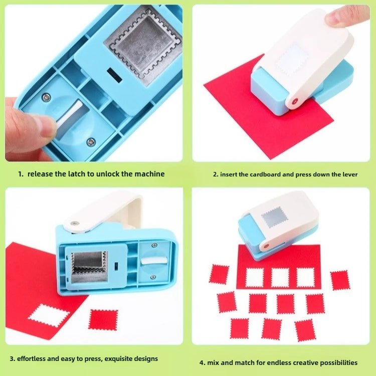 New Stamp Shape Embossing Machine DIY Handmade Embosser Crafts and Scrapbooking Tool Stamp Border DIY Punch