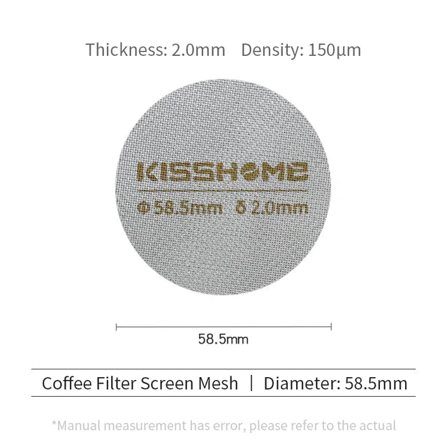 Coffee Puck Screen Reusable Heat Resistant Metal Espresso Filter Mesh For 51mm 54mm 58mm Portafilter Barista Accessories Tools