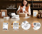 4"x6" inch Thermal Label Paper 100/200/500 Sheets Adhesive Stickers For Shipping Labels Printer For DHL UPS Express Barcode