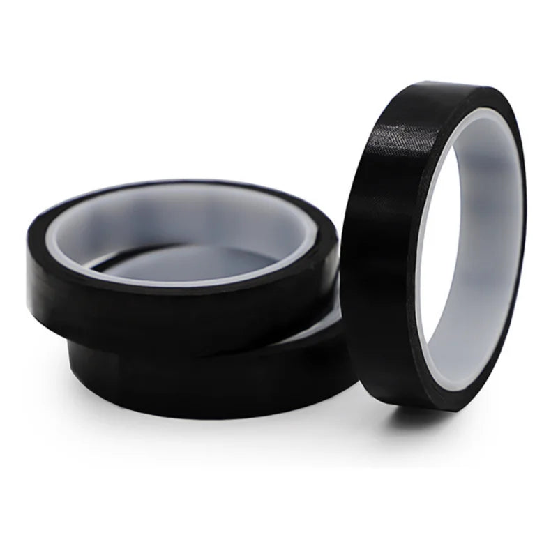 Black PTFE Te-Flon Tape High Temperature Resistant 300 Degrees Vacuum Machine Packaging Sealing Insulating Tape 10M/Rolls