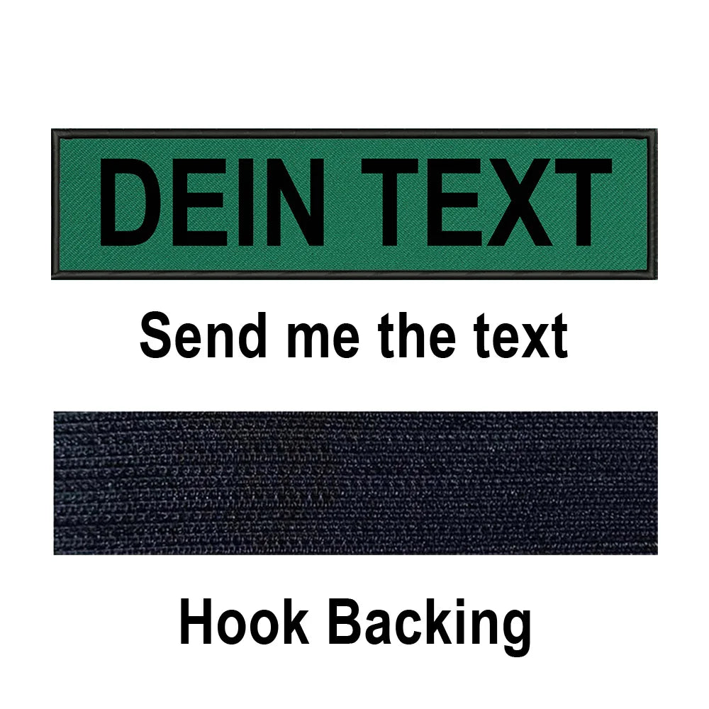 Custom Name Patch Personalized Tactical Military Patches Customized Stripes Badge Tags For Clothes Jacket Backpack Dog Collar