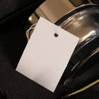 3cm*4.5cm Hanging Ornaments Card With Elastic Rope Tag White Cardboard Blank Price Label