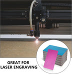 10Pcs Metal Business Card Blanks for Laser Engraving 10 Colors Aluminum Sheet Engraving Blanks DIY Cards for Home 86*54*0.2mm