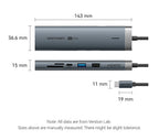 Vention USB C Hub HDMI 4K 60Hz 9 in 1 PD 100W RJ45 Adapter USB3.0 Hub 5Gbps Splitter Docking Station for MacBook Air iPad Laptop