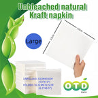 100% Compostable and Eco-friendly Paper Dinner Napkins Perfect for Everyday Dinning,Beverages or Cocktail Disposable