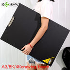 A3 Horizontal Waterproof Sketch Clipboard for Beginners - 4K Vertical Sketch Board for Drawing, 8K Writing Board for Adults