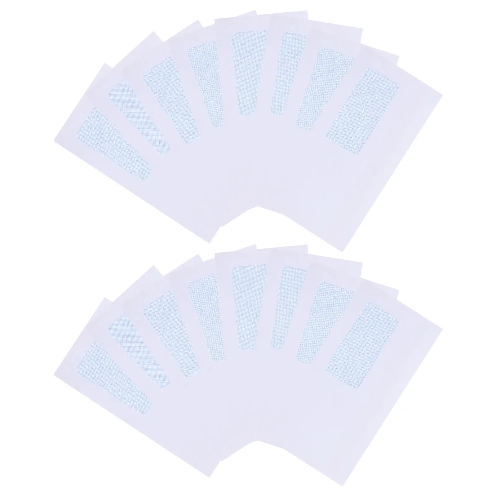 50Pcs Peel and Seal Security Envelopes with Left Window for Checks Receipts Cash Budgeting Resume Documents